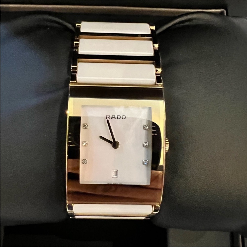 Rado Gold and White Bracelet Watch